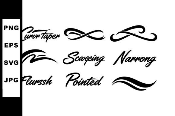 Download Calligraphy Swashes and Flourishes for D - Flourish Collection