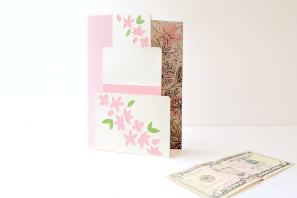Download Wedding Cake Money Holder Card SVG - Old Collection