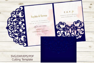 Download Trifold Wedding Invitation - Old Collection